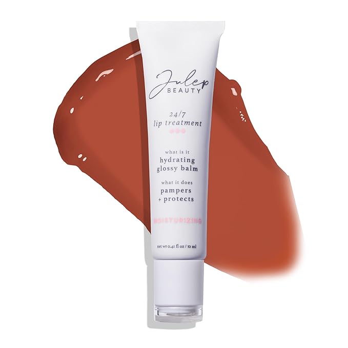 Julep 24/7 Lip Treatment – Hydrating & Glossy Lip Balm and Lip Sleeping Mask with Shea Butter – Moisturize, Protect & Soothe – Vegan & Cruelty-Free - Sheer Nude