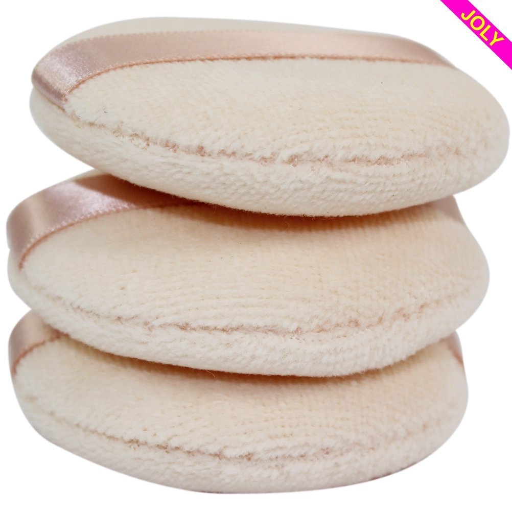 Joly Powder Puff for Makeup Face Powder Set of 5 (5 Pieces)