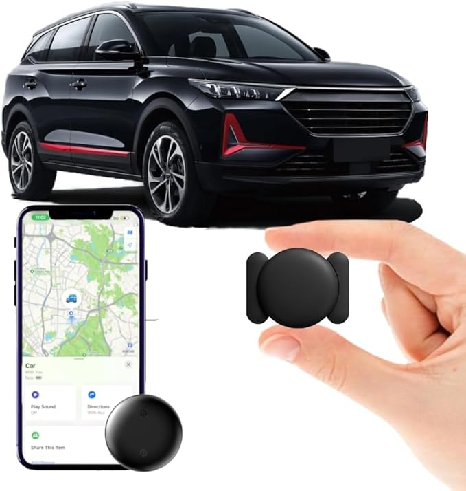 Car GPS Tracker for Vehicles Worldwide GPS Tracker for Vehicles Work with Find My (iOS Only), Car Vehicle Tracking Anti-Lo...