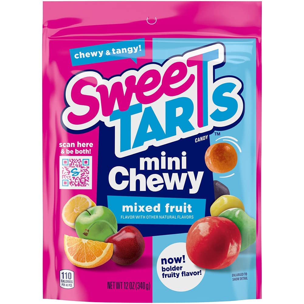 SweeTARTS Mini Chewy Resealable Bag, 12 Ounce