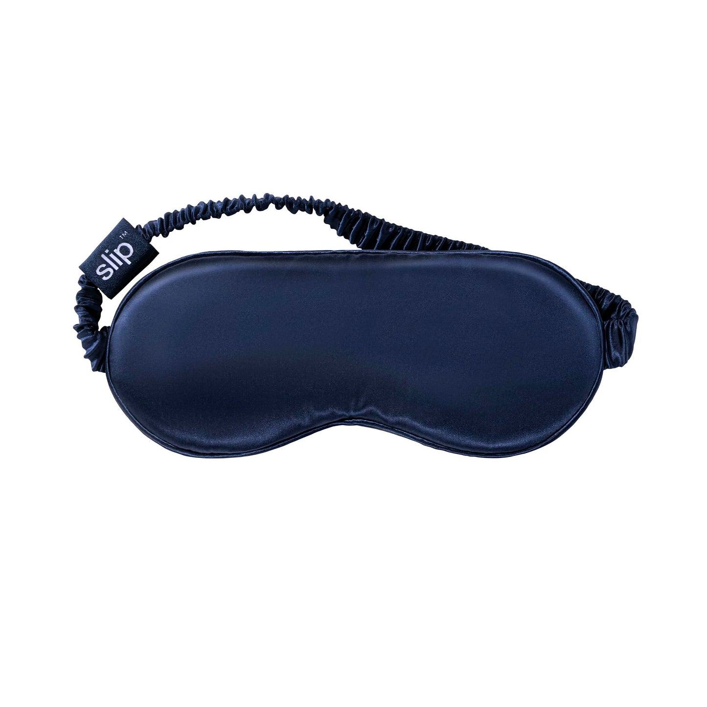 slip Pure Silk Sleep Mask - Navy | 100% Mulberry Silk, Ultra Soft & Comfortable, Blocks Light for Restful Sleep | Adjustable Strap for Perfect Fit, Gentle on Skin & Hair | Ideal Travel Accessory