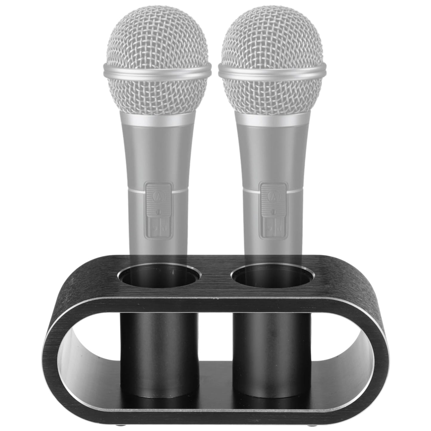 Yeesport Metal Desktop Microphone Storage Holder, Aluminum Alloy Microphone Stand, Fashionable Tabletop Mic Organizer For Desk,