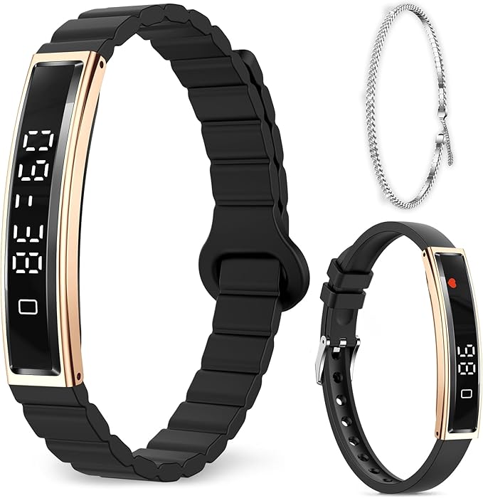 Efolen Smart Bracelet for Women,Ultralight Fitness Tracker Smart Wristband with Heart Rate/Blood Oxygen/Sleep Monitor/Pedo...