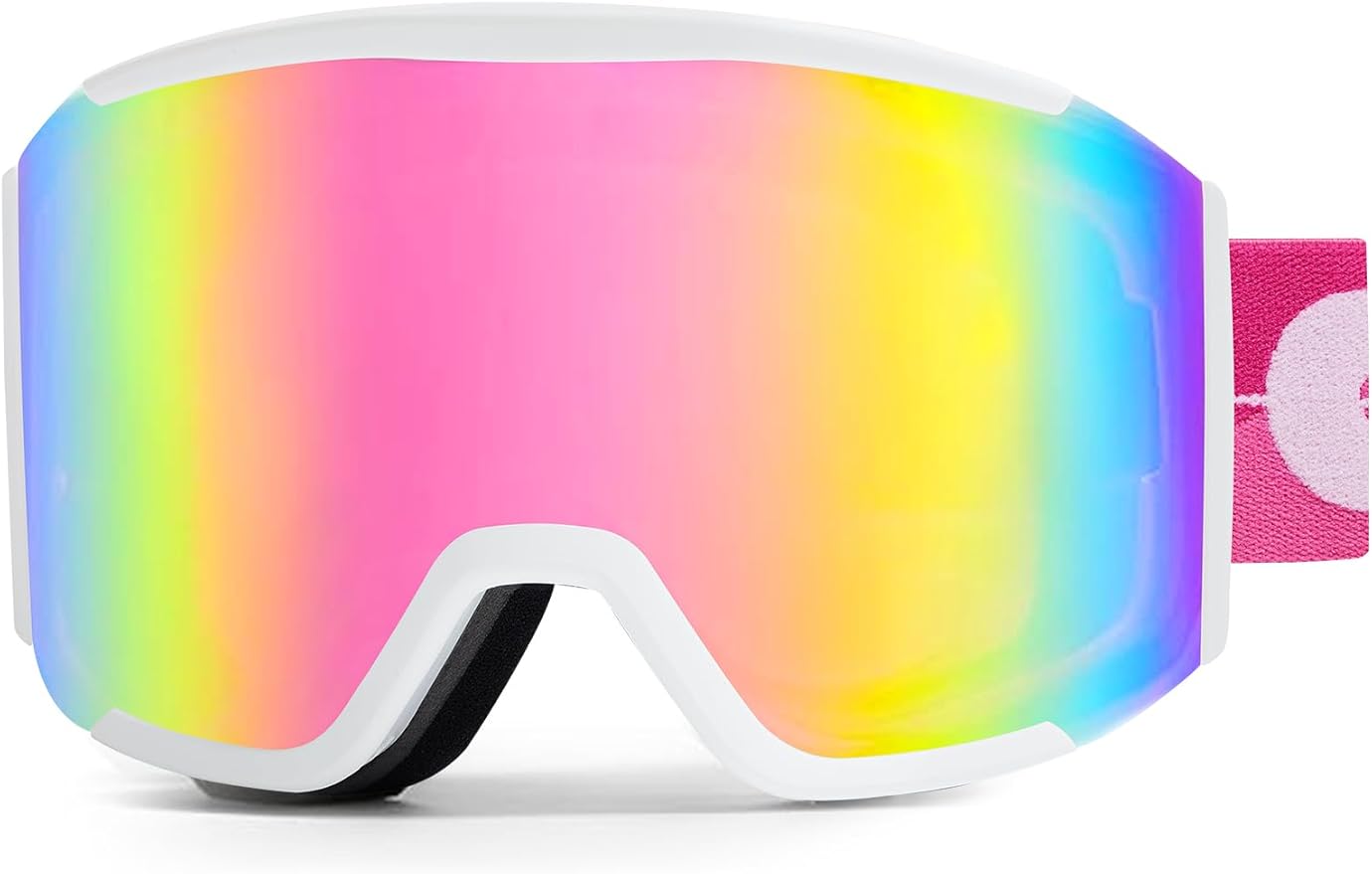 Golulus Ski Goggles For Men Women,Anti Fog UV Protection Snowboard Goggle for Adult Youth,Snow Goggles Over Glasses