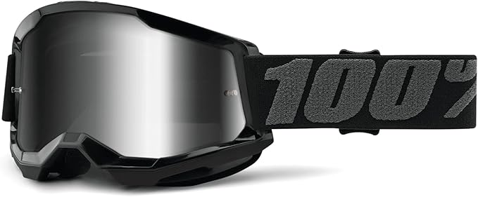 100% STRATA 2 Goggles - Sports Goggles for Motocross & Mountain Biking - Eyewear for Bike Riders - Motocross Goggles for Men
