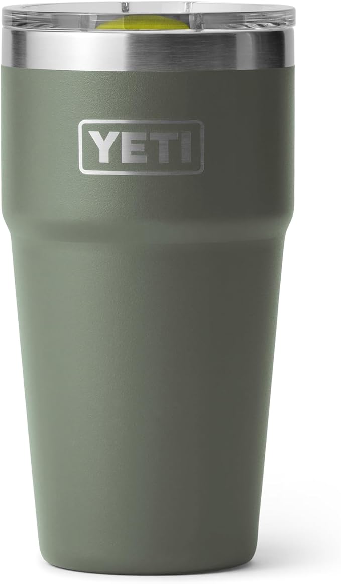 YETI Rambler 20 oz Stackable Tumbler, Stainless Steel, Vacuum Insulated with MagSlider Lid