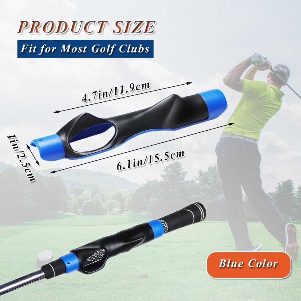 Golf Grip Trainer, Golf Swing Training Aid - Correct Hand Position Golf Grip Kit Golf Club Grips for Grip Strength Trainer