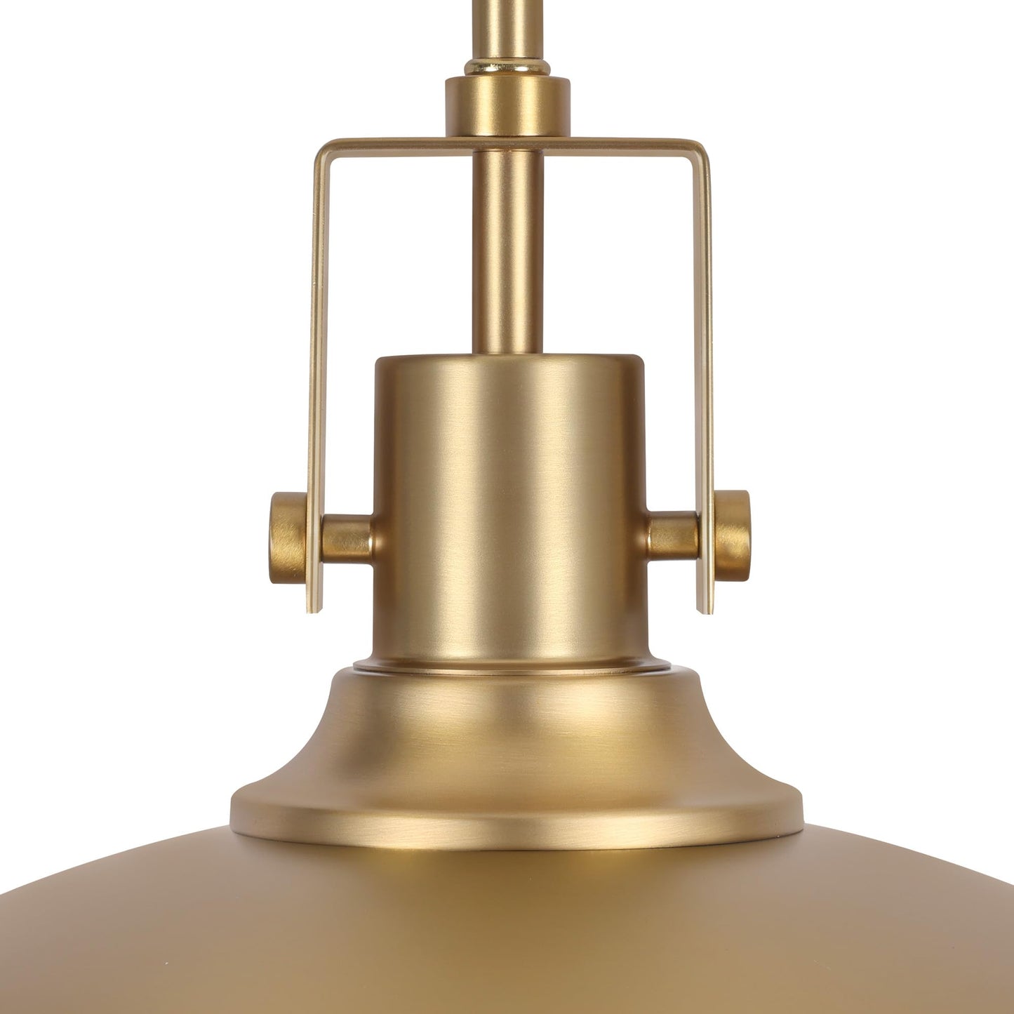 Lamqee 18 Inch Brushed Gold Large Pendant Light Kitchen Island  Farmhouse Modern Dome Pendant Light Fixtures Ceiling Hanging Lighting Chandelier For Dining Room Over Table  Bar  Hallway  Entryway