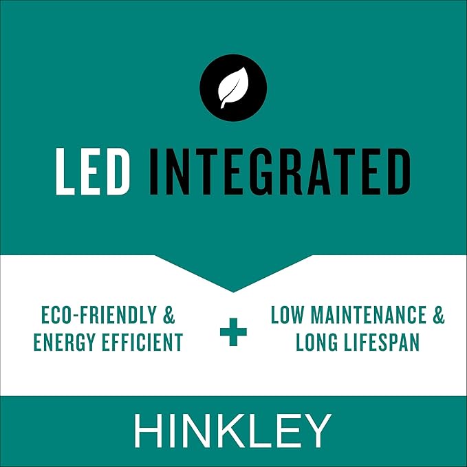 Hinkley Atlantis Collection Transitional 15W Integrated LED Small Outdoor Up Down Light Wall Mount, Titanium Finish