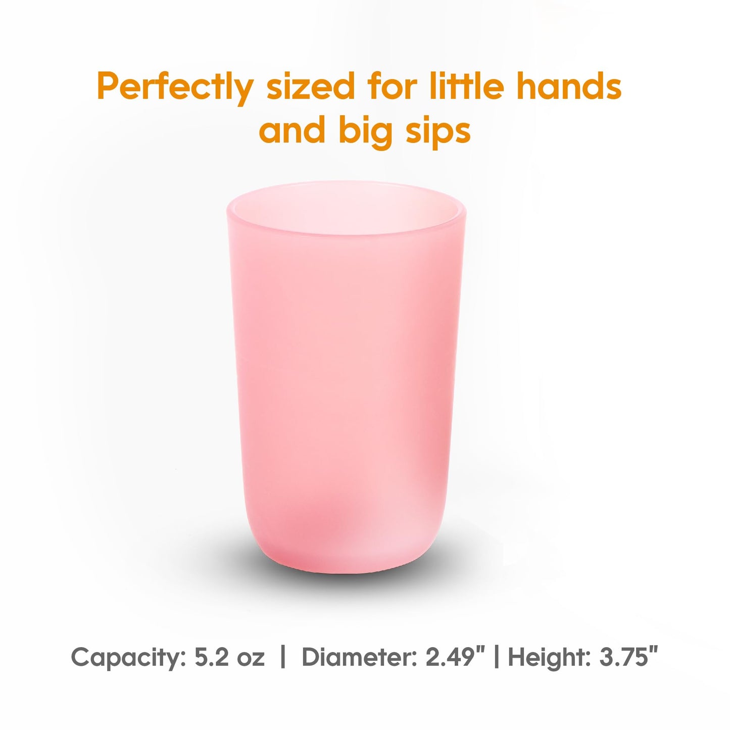 NumNum Silicone Training Cup for Babies 18+ Months – 5.2oz Non-Slip, Easy-Grip Baby Cup for Self-Feeding – Open Cup for Toddlers, 100% Food-Grade, BPA-Free, Dishwasher Safe, 4 Pack Enchanted Garden