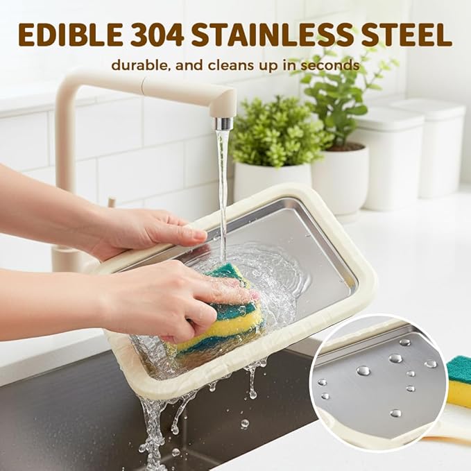Rolled Ice Cream Maker Kit, 2026 New At-Home Stainless Steel Instant Freeze Plate with 2 Scrapers, DIY Rolled Ice Cream Tray, Perfect for Family Fun, Easy Homemade Desserts (Purple)