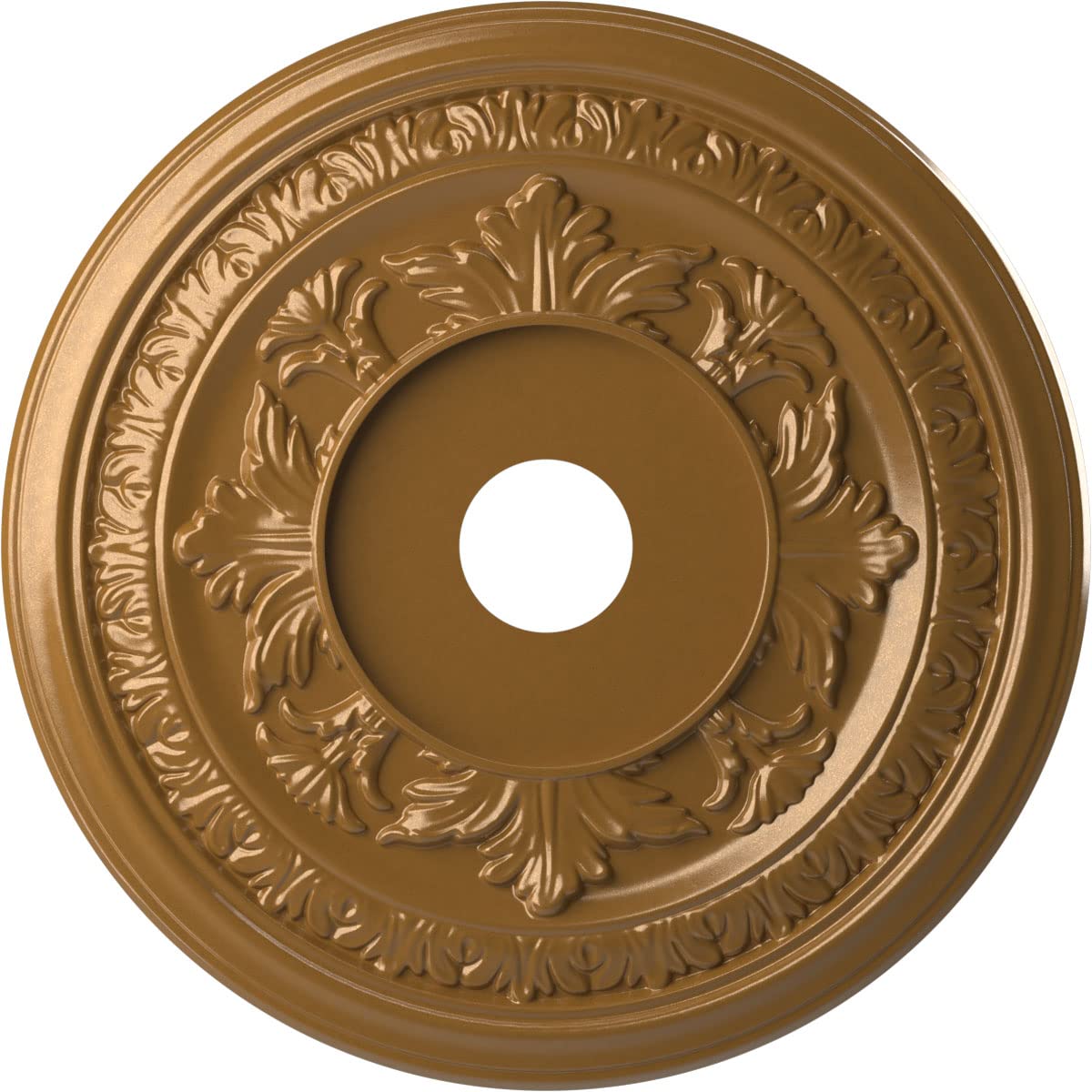 Ekena Millwork Cmp22Badvg Baltimore Thermoformed Pvc Ceiling Medallion (Fits Canopies Up To 7 3/4), 22Od X 3 1/2Id X 1P, Univers