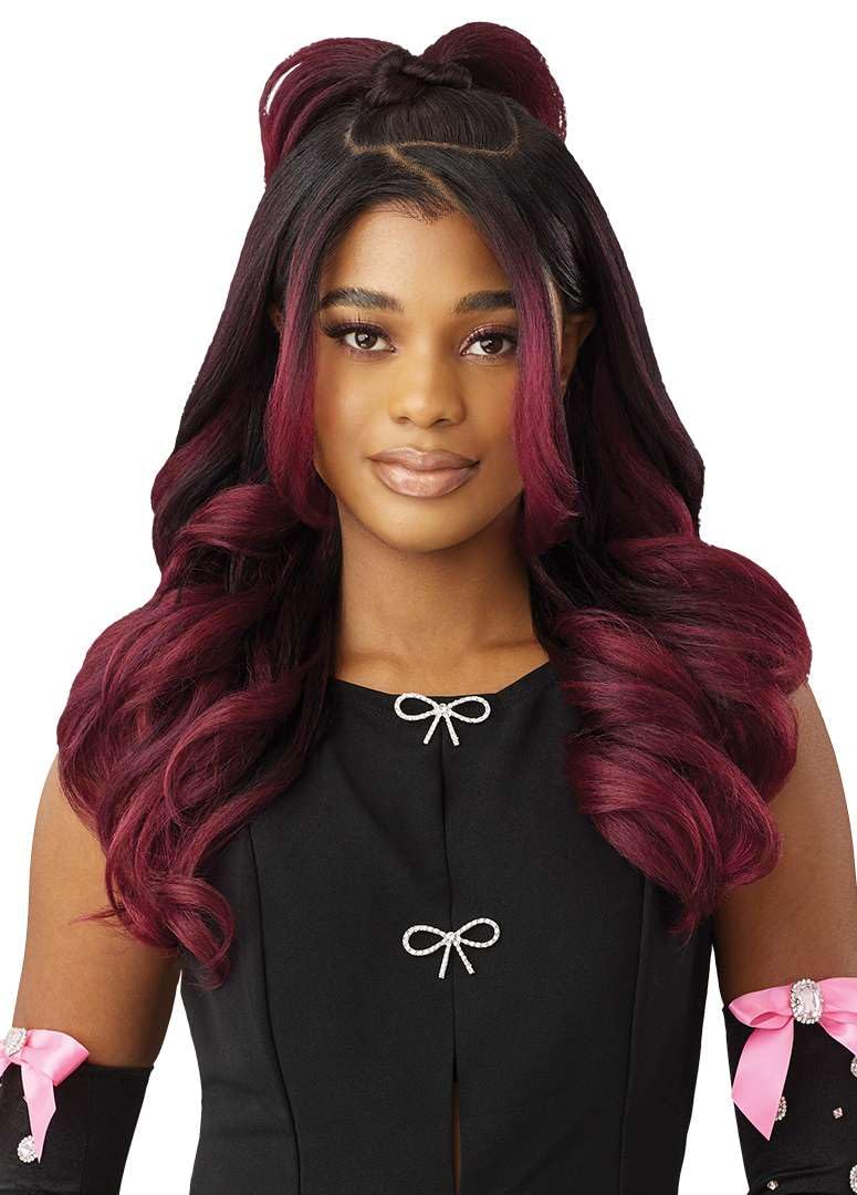 Outre Lace Front Wig - Perfect Hair Line 13X6 - True Frontal - Peak 704 (DEEP AUBURN)