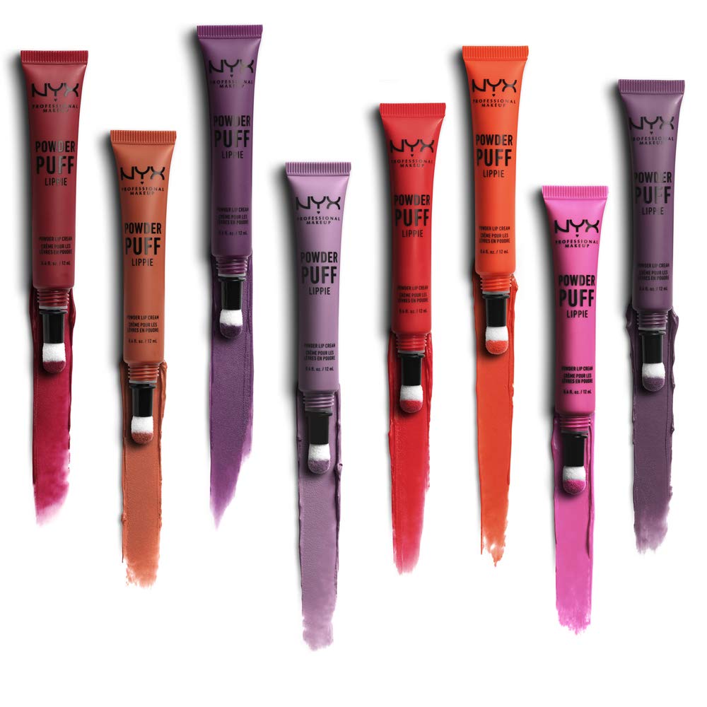 NYX PROFESSIONAL MAKEUP Powder Puff Lippie Lip Cream, Liquid Lipstick - Detention (Deep Plum)