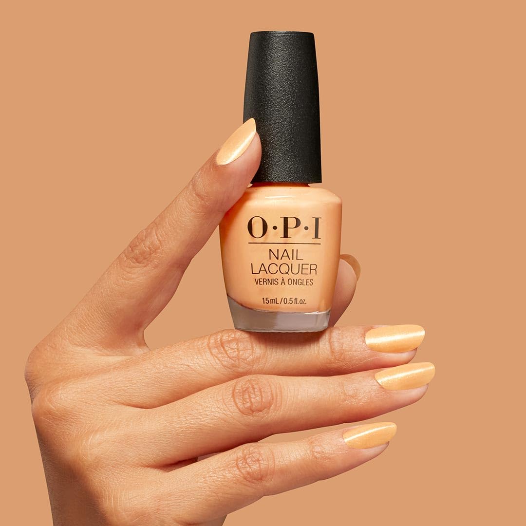 OPI Nail Lacquer Beauty School Popout | Sheer Paster Orange Shimmer Chip Resistant Nail Polish | OPI'm Dreaming Collection