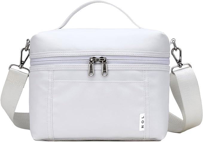 NOL Natural Organic Lifestyle Insulated Lunch Bags for Women Cooler Bag Lightweight Nylon Waterproof Lunch Box For Work