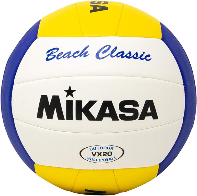 Mikasa VX20 Beach Classic Volleyball White