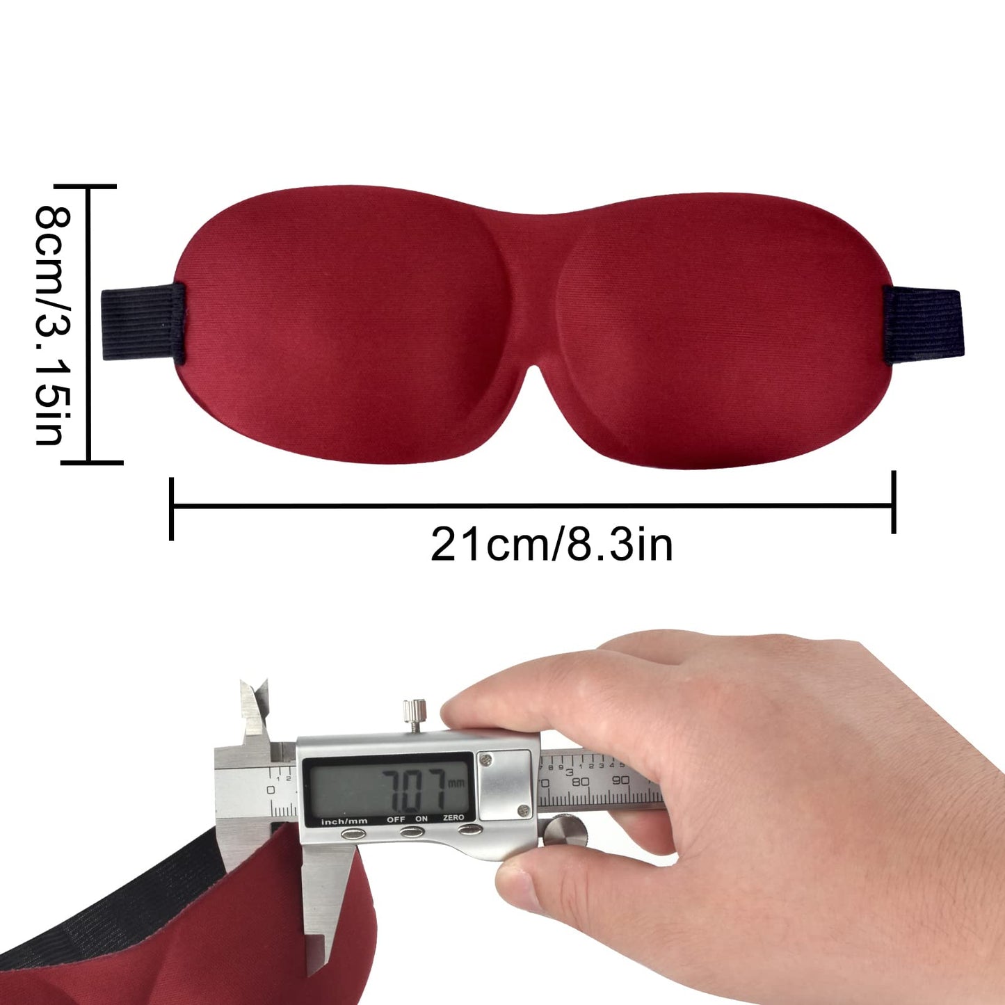 AccEncyc 4 Pcs Sleep Mask 3D Eye Mask for Sleeping Eye Covers for Back and Side Sleeper at Travel, Sleep, Airplane