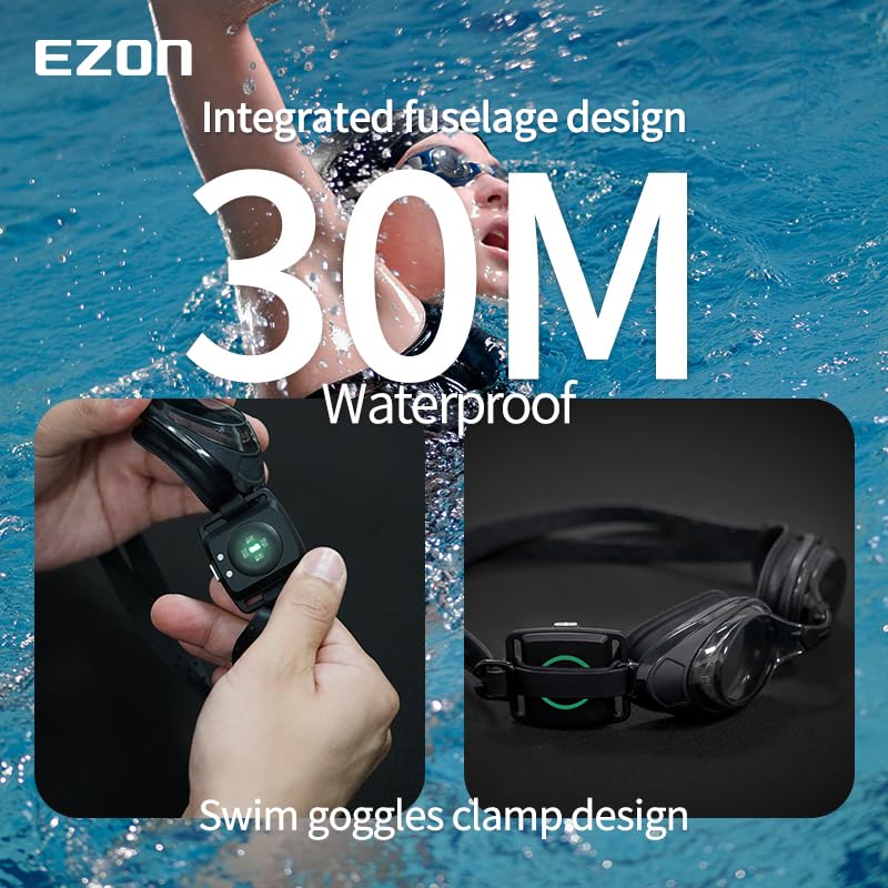 EZON Heart Rate Monitor C022Pro,Bluetooth& ANT+ Heart Rate Monitor Armband with HR Zone LED Indicator,Optical HRM Sensor f...