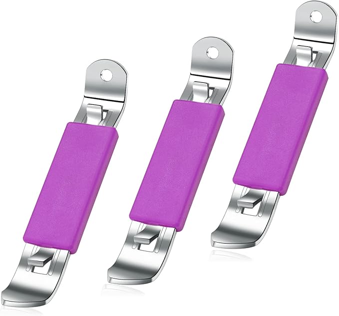 3 Pieces Magnetic Bottle Openers Can Opener Classic Beer Opener Stainless Steel Small Bottle Opener Can Tapper with Magnet for Camping and Traveling HANCELANT