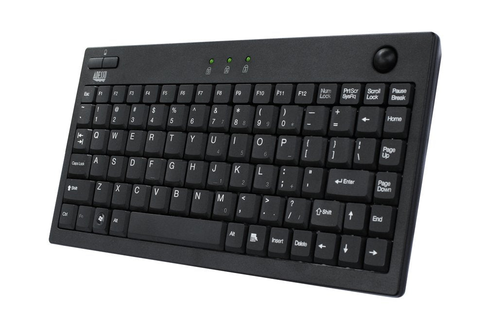 Adesso Miniusb Keyboard Optical Trackball