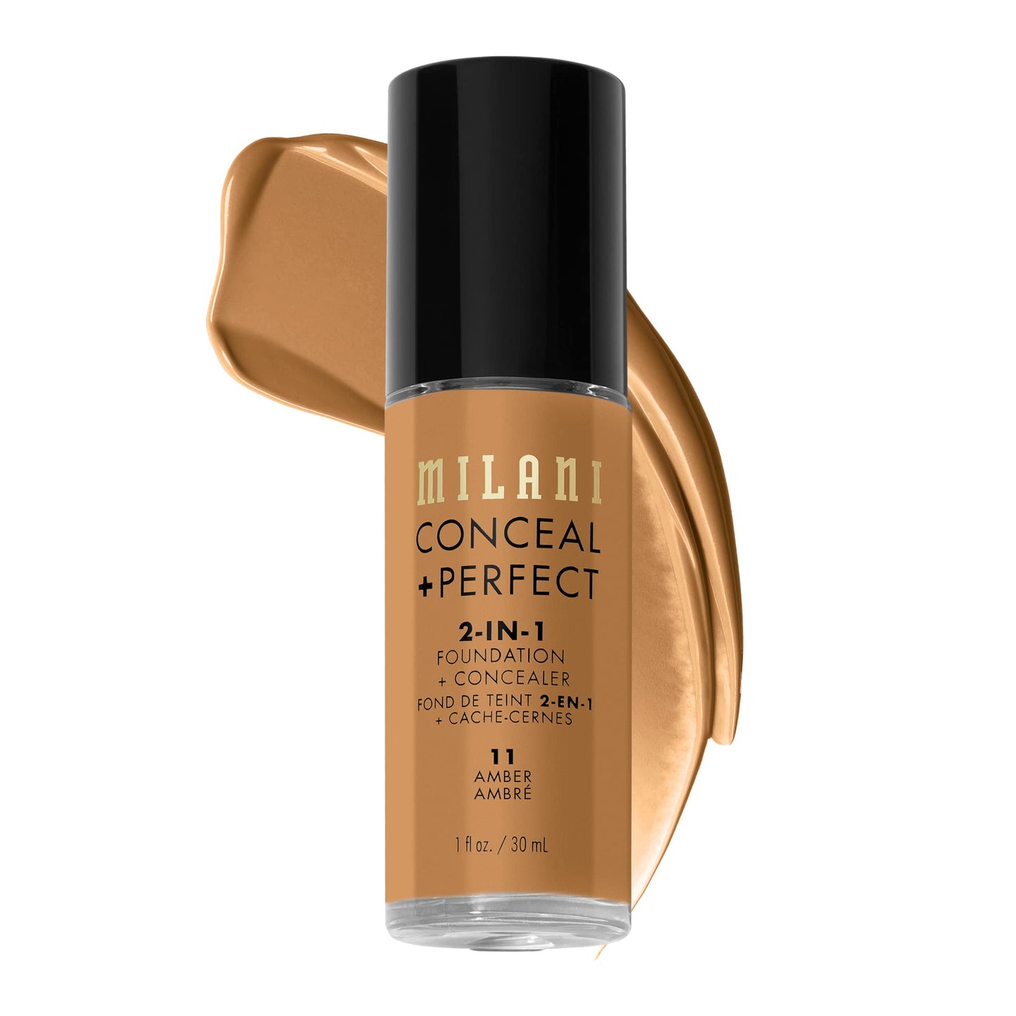 Milani Conceal + Perfect 2-in-1 Foundation + Concealer for a Flawless Complexion, Under Eye Corrector, Cover Redness and Imperfe