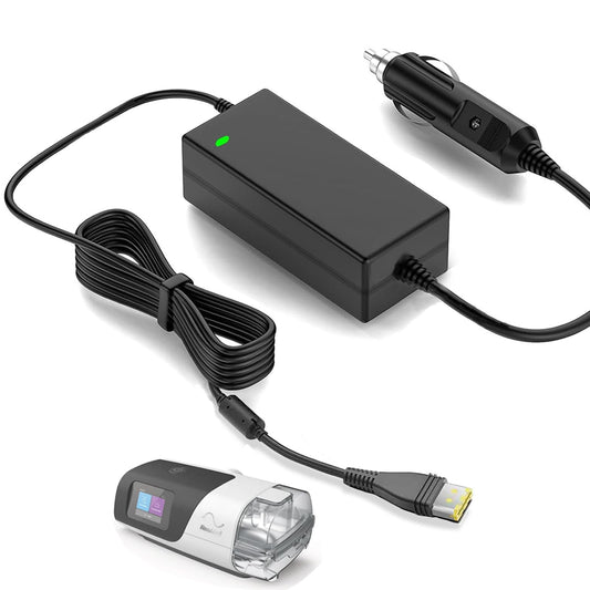 65W for ResMed AirSense 11 DC Converter Adapter, 12V-24V Car Charger for ResMed AirSense 11, Air11, 39205 E1399, AirSense 11, AirCurve 11, AutoSet, CPAP Power Supply Cord