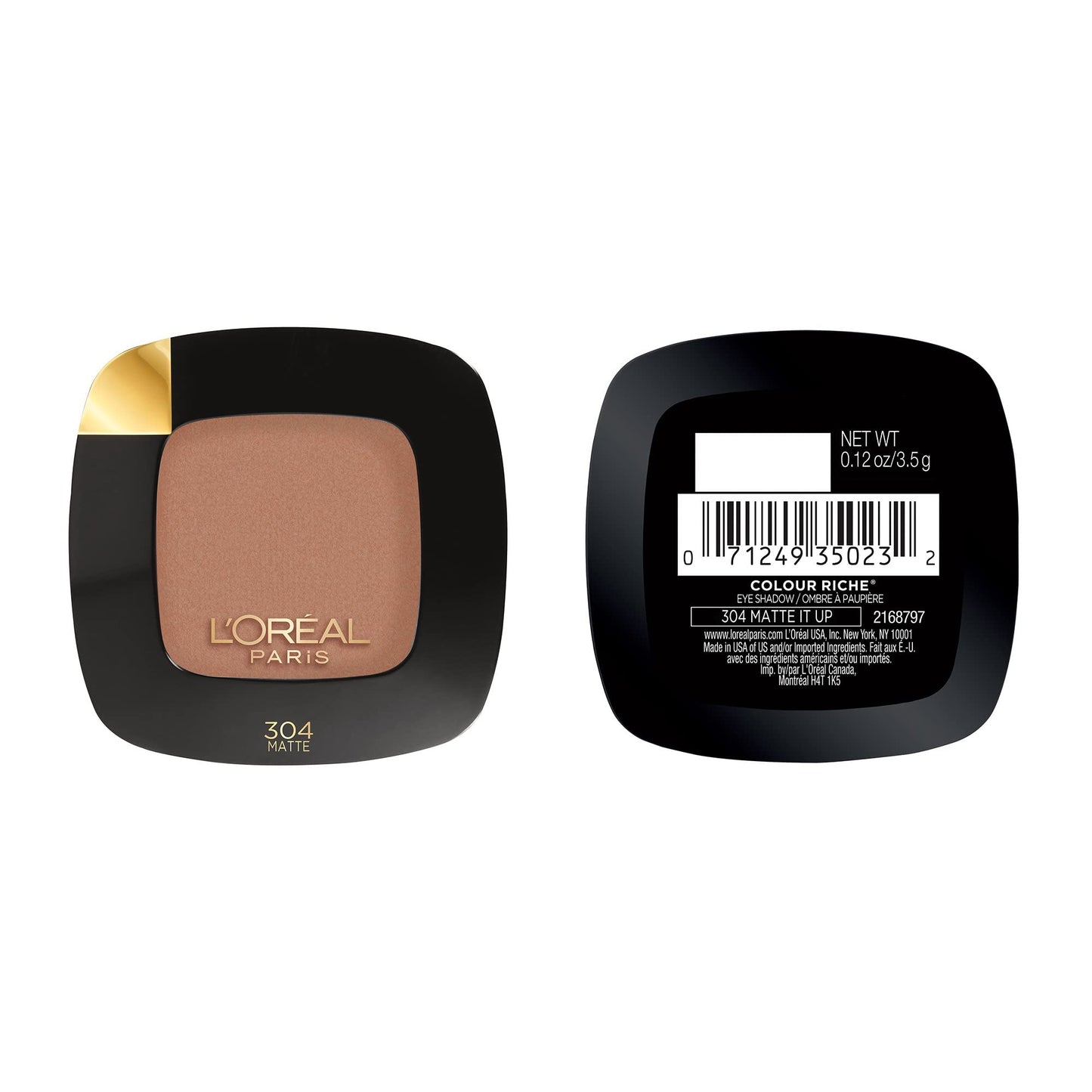 LOr  al Paris Colour Riche Monos Eyeshadow, Matte It Up, 0.12 oz.