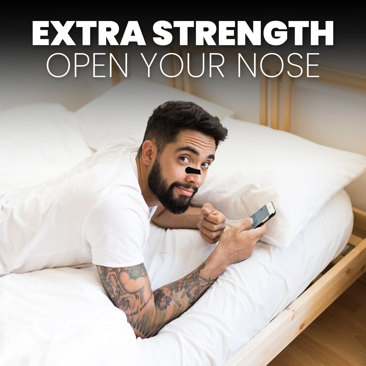 Anti Snoring Nasal Strips 40 Count – Magnetic Nose Strips for Breathing, Gentle & Hypoallergenic Nose Strips for Breathing, Instantly Open Airways for Easy Breathing & Natural Sleep Aid.