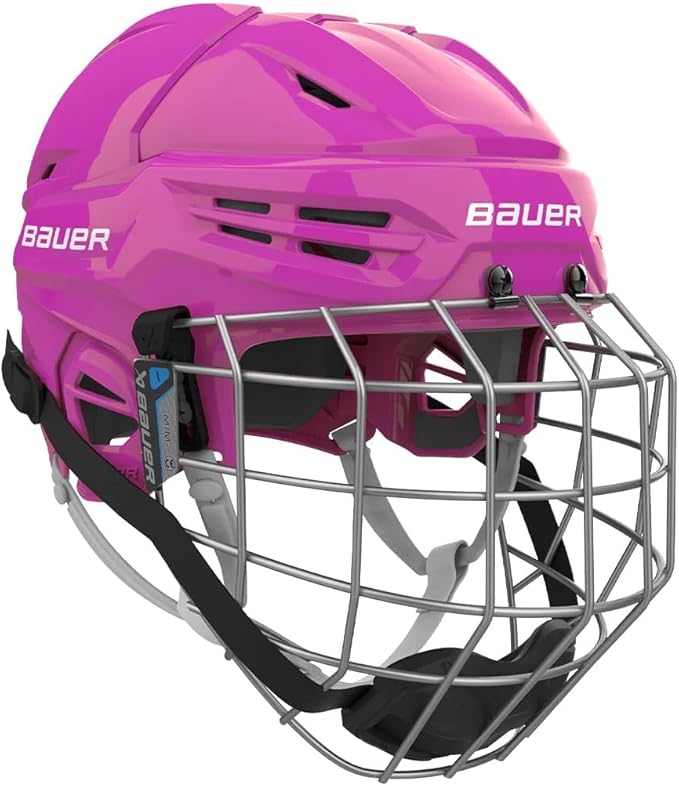 Bauer Re-Akt 55 Hockey Helmet Combo with Facemask, Senior