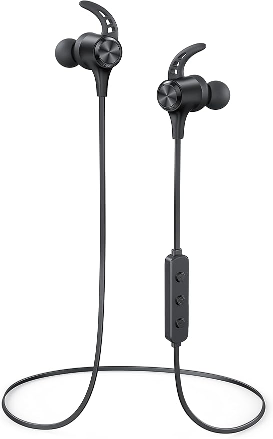 Hsoipn Wireless Headphones, Bluetooth 5.2 Stereo aptX Wireless Earbuds Bass Bluetooth Earbuds Bulit-in Mic with 16H Playti...