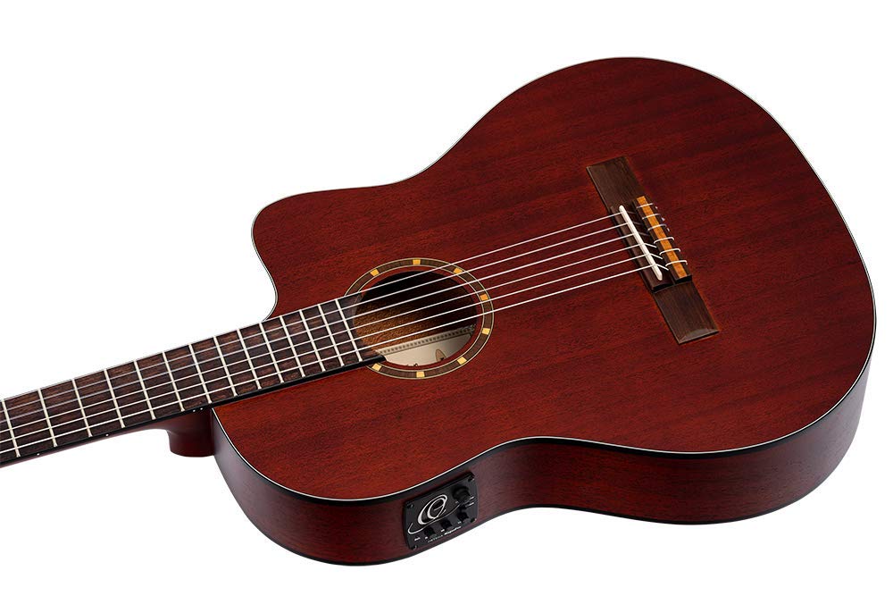 Family Series Thinline Acoustic-Electric Nylon Classical 6-String Guitar W/Bag