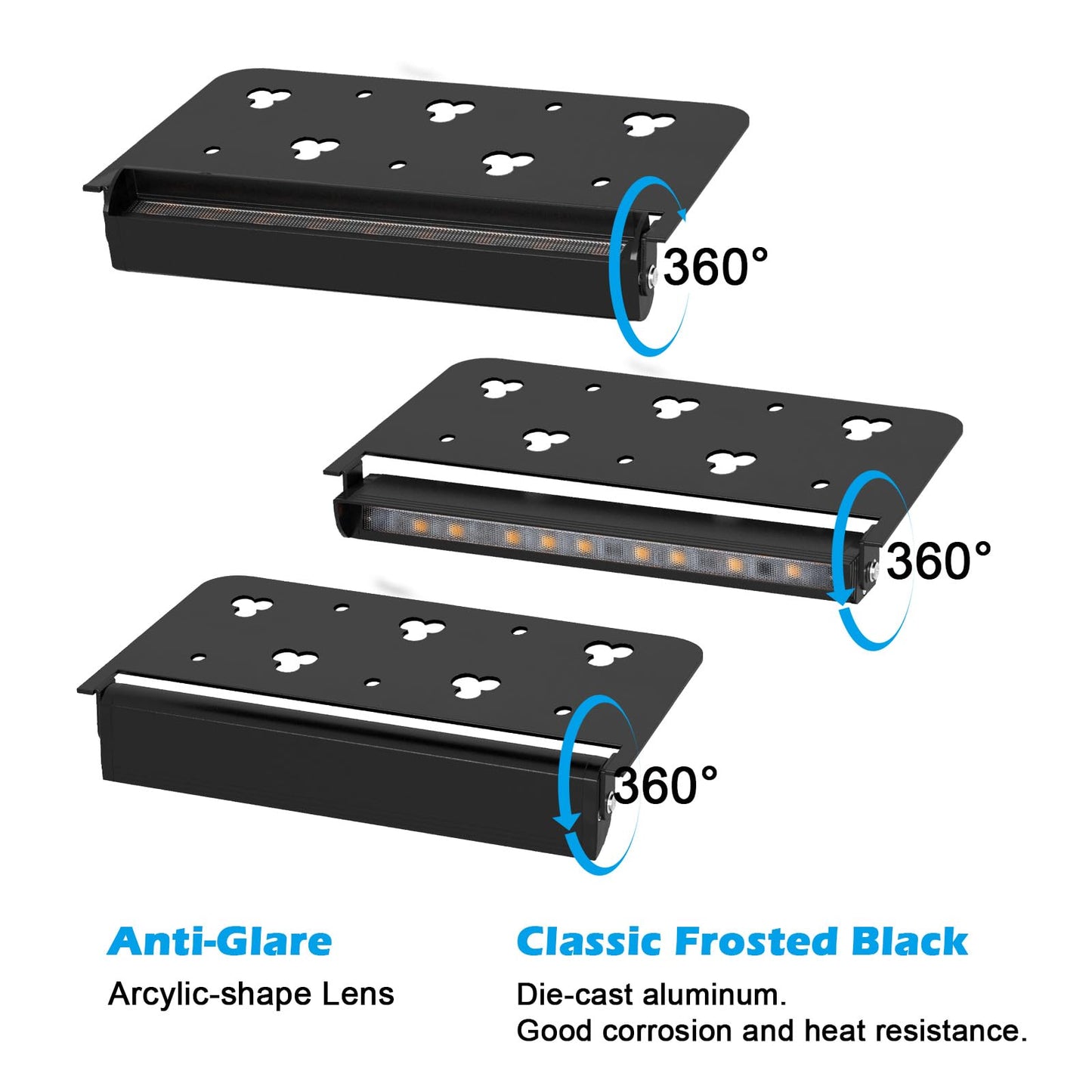 Modern 7Inch 3W Hardscape Lighting 5000K Daylight White Retaining Wall Lights 12V Ac/Dc Low Voltage Landscape Paver Lights Ip65 Waterproof Outdoor Step Light 50 000 Hours Lifespan 12 Packs