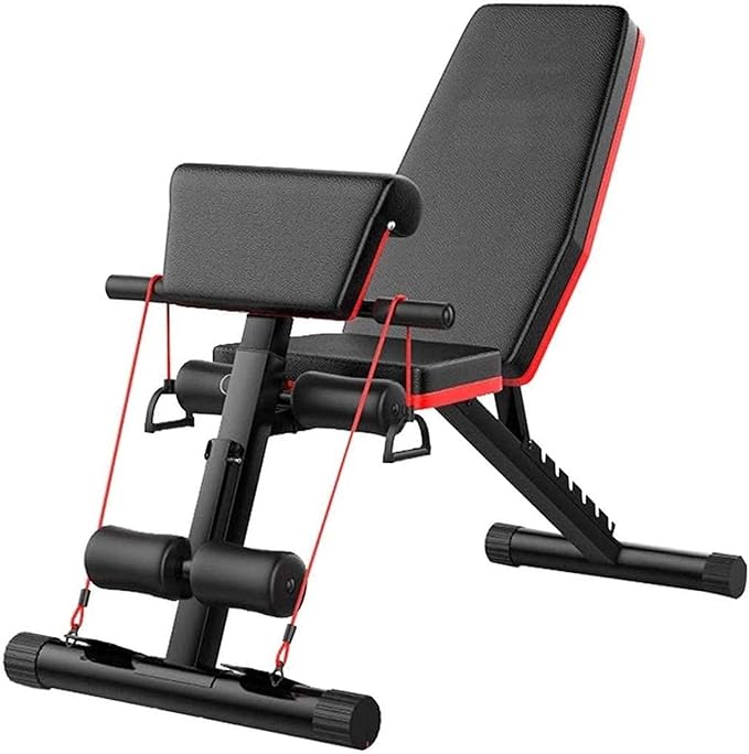 SLGGPJBU Adjustable Weight Bench Home Gym Sit Up Bench Multi-purposed Incline Decline Fitness Bench Fitness Dumbbell Stool