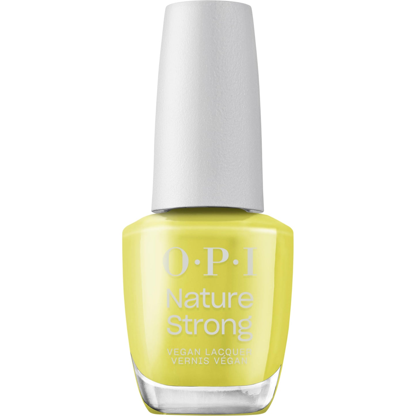OPI Nature Strong Give Me Some Suga Cane | Opaque Bright Warm Yellow-Green Crme Natural Origin Nail Polish LE | Plant Based, Veg