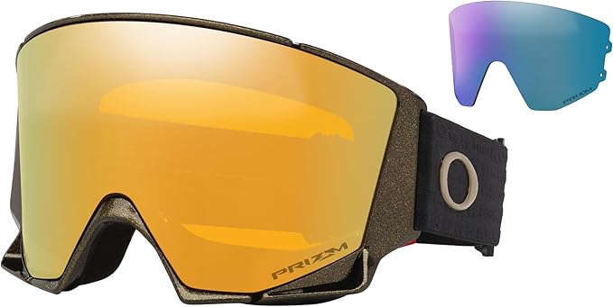 Oakley Flow Scape M/L Ski Goggles For Men For Women OO7145, OO7147 + BUNDLE with ACCESSORY EYEWEAR KIT