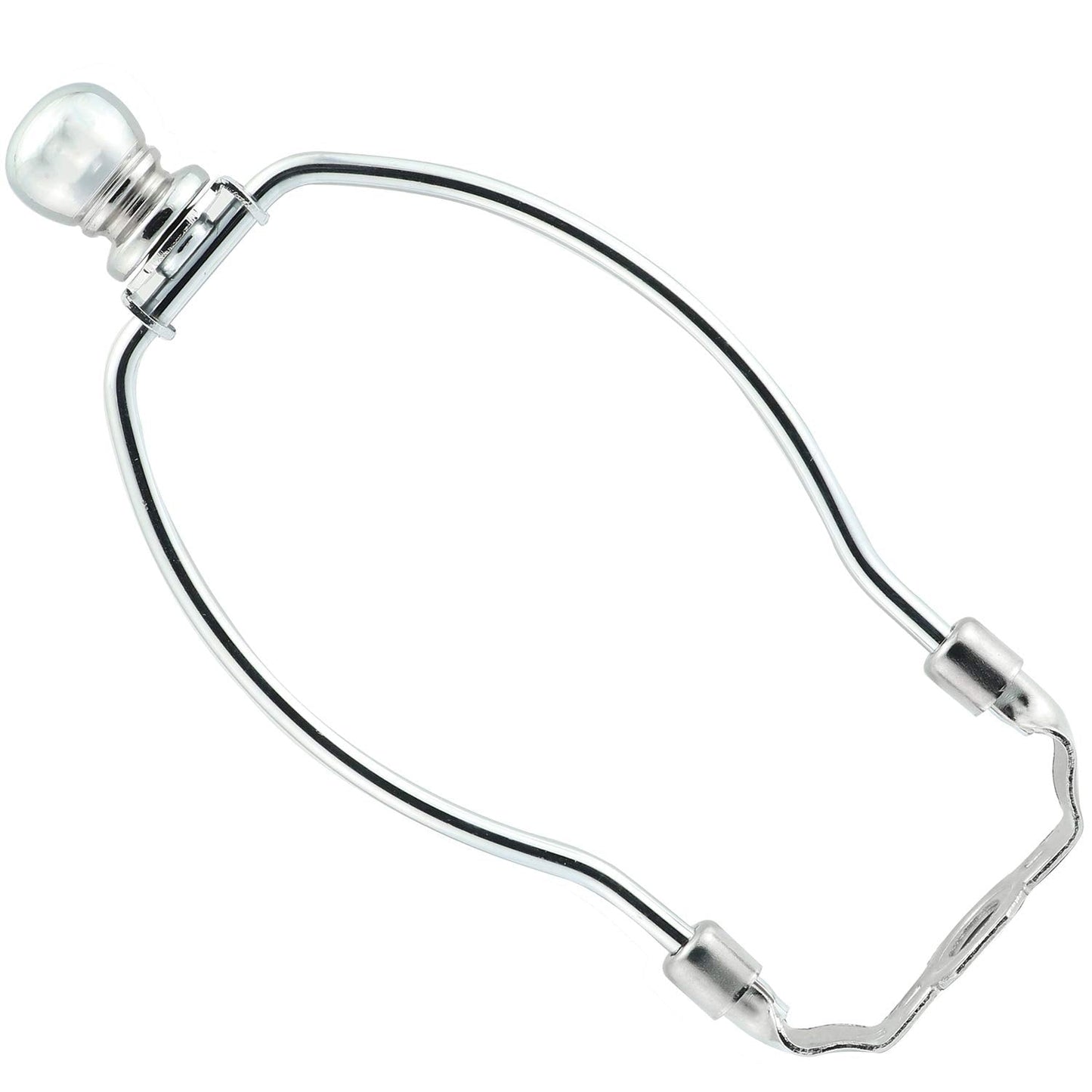 DZS Elec 1-Pack Lamp Shade Harp Holder Metal Bracket 6 Inch Silver HARP-6IN-1S