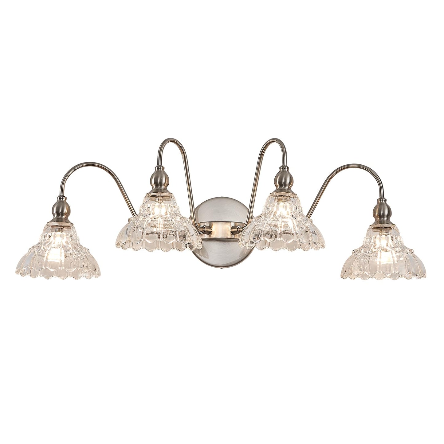 Tlolgt Brushed Nickel Bathroom Vanity Lights Vintage Vanity Lighting Fixtures Pciture Light For Bathroom Bedroom Hallway Living Room