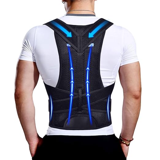 Upgraded Posture Corrector Back Brace for Men and Women, New Version Lumbar Support for Posture Improving and Pain Relief,...