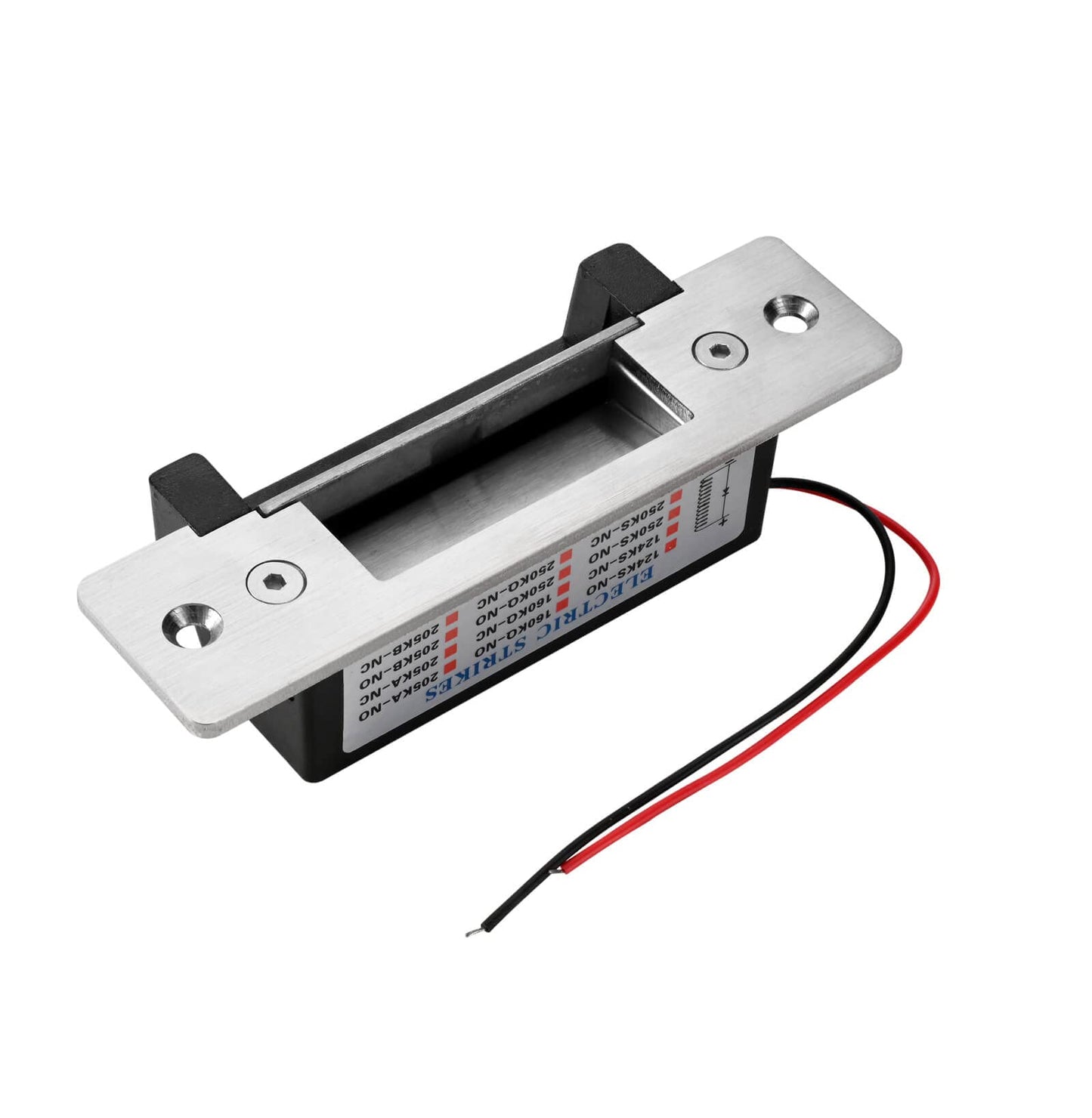 Electric Door Strike Lock ANSI Standard Heavy Duty 12V DC Fail-Secure or Fail-Safe Adjustable for Access Control Cylindrical Locksets