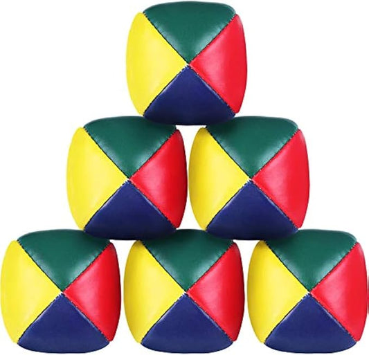6 Packs Juggling Balls Set for Beginners, Quality Mini Durable Juggle Ball Kit, Soft and Easy for Beginners Juggle