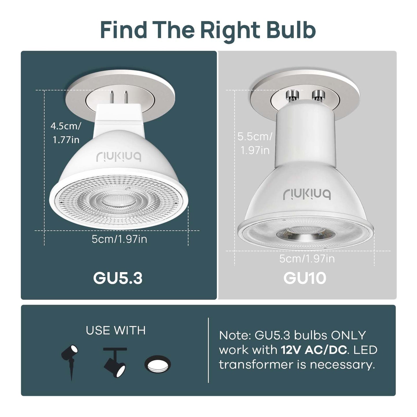 Linkind Dimmable Mr16 Led Bulbs  50W Equivalent Gu5.3 Bi-Pin Base Mr16 Bulbs  12V Low Voltage 5W 2700K Soft White 500Lm 40?Beam Angle For Spotlights  Recessed  Tracking  Landscape Lighting  12 Packs