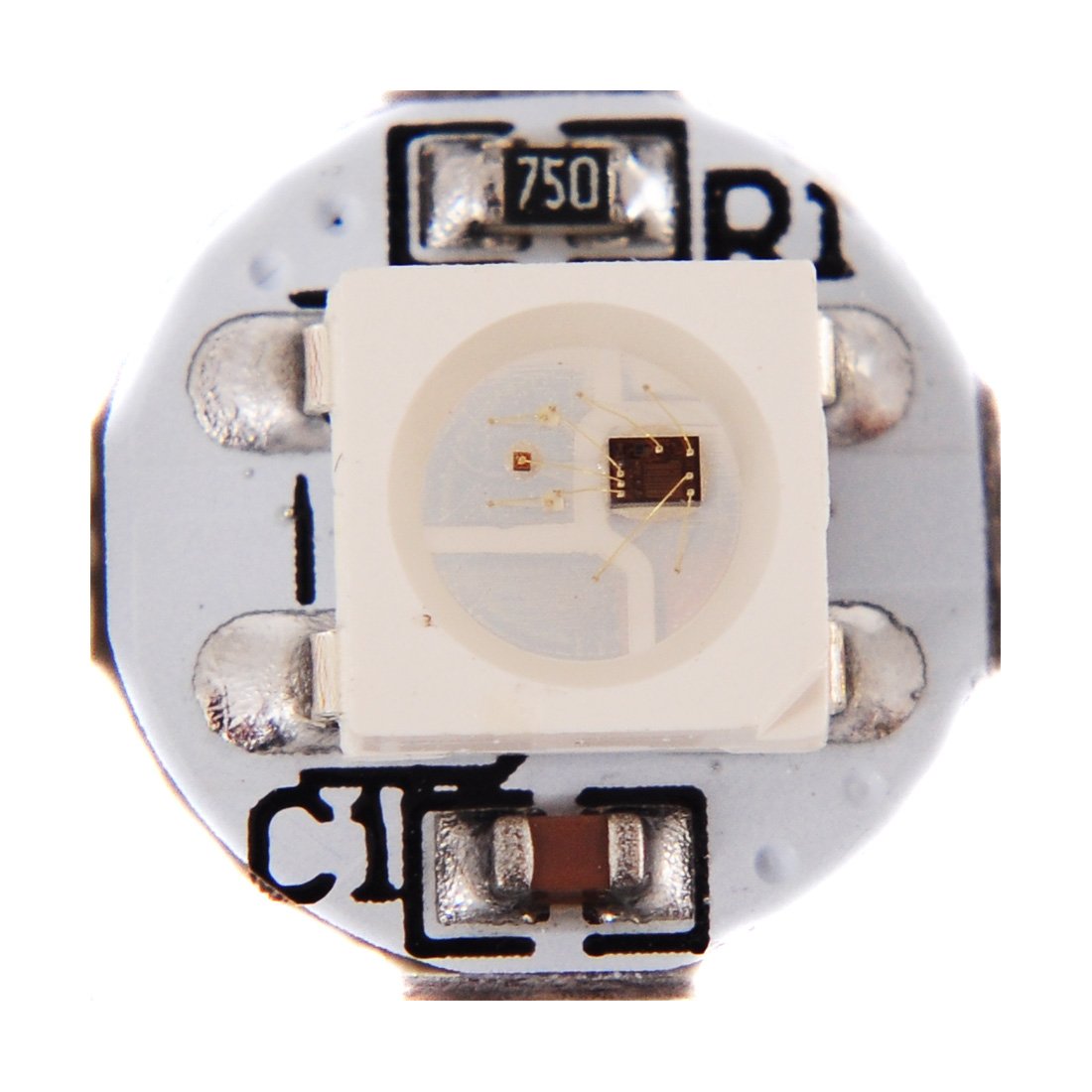 Btf-Lighting Ws2812B Rgb Led Pixel Module - 100Pcs 5050Smd, Individually Addressable, White Pcb, Dc5V For Arduino