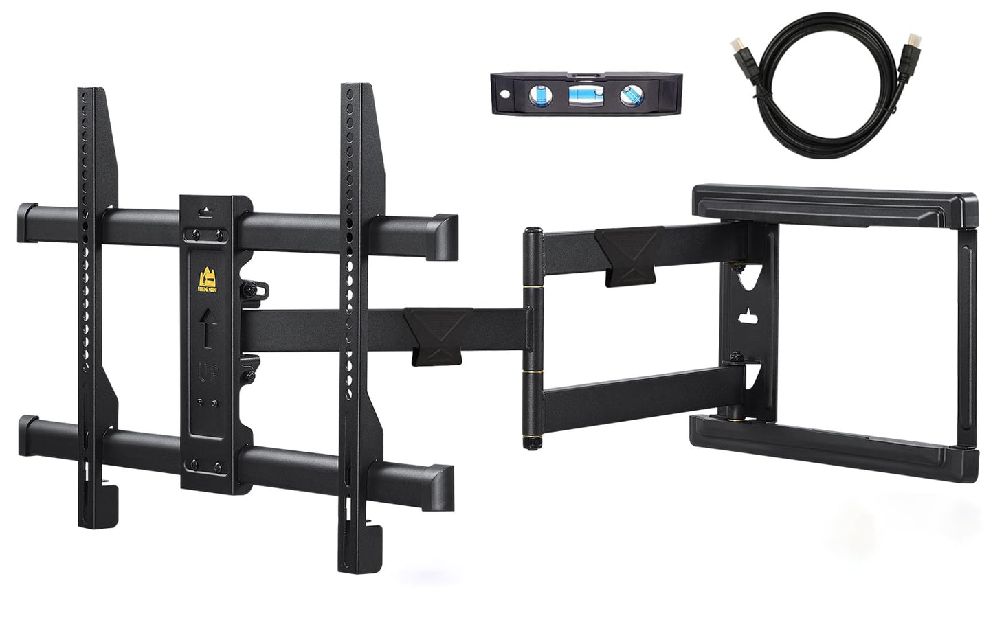FORGING MOUNT Long Arm TV Mount for Most 37-75 Inch TVs, 30 Inch Long Extension Arm Corner TV Wall Mount, Full Motion Wall Mount Swivel, Tilt, Articulating Bracket Max VESA 600x400mm up to 100lbs