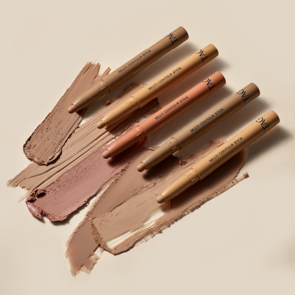 TAG Multi Contour Stick | Face Shaping & Bronzer Stick 1.6g (#3 Nude Rosy)