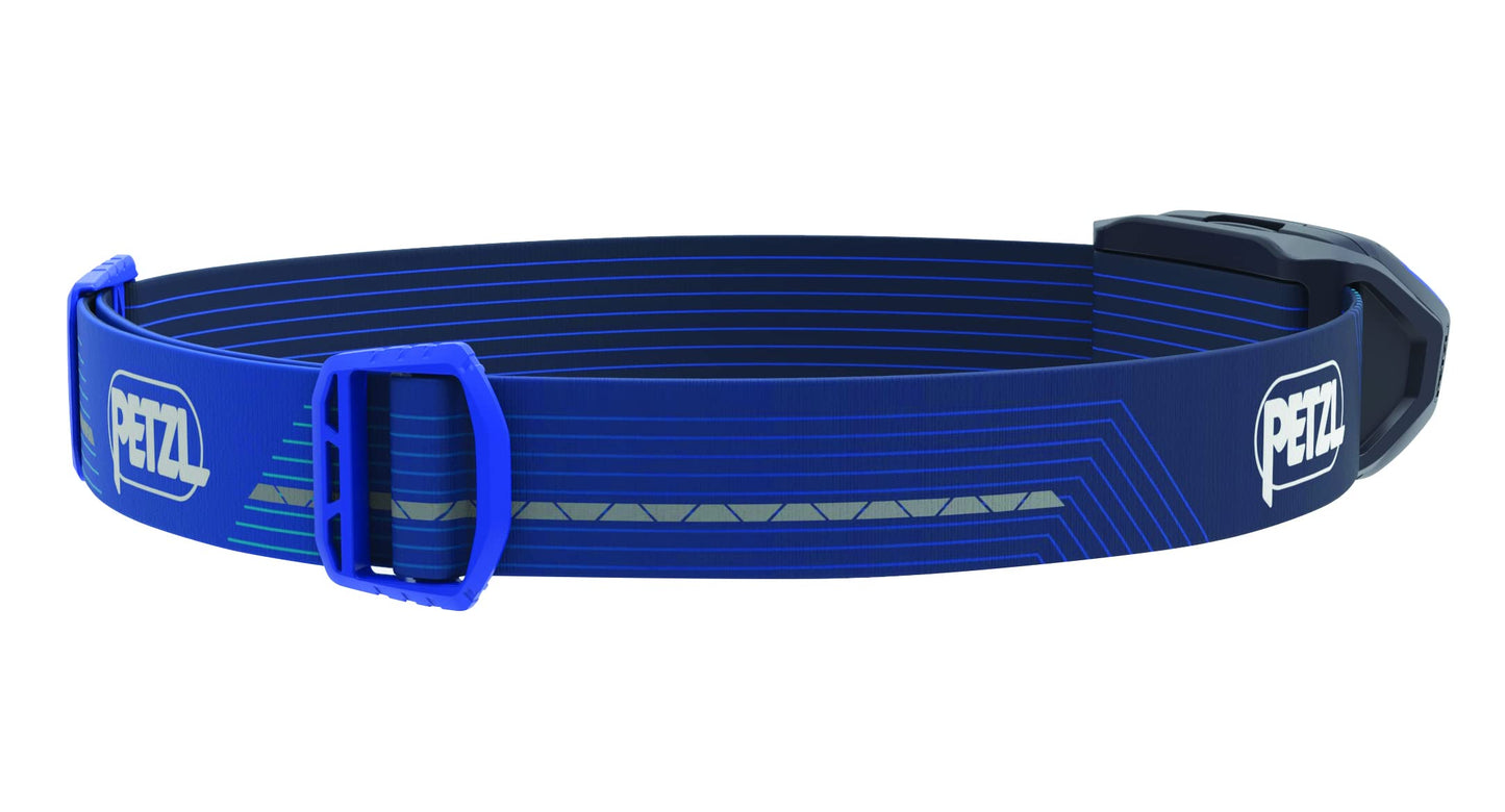 PETZL Actik Core Rechargeable Front Lamp, Synthetic, Blue, U, Model E065AA01