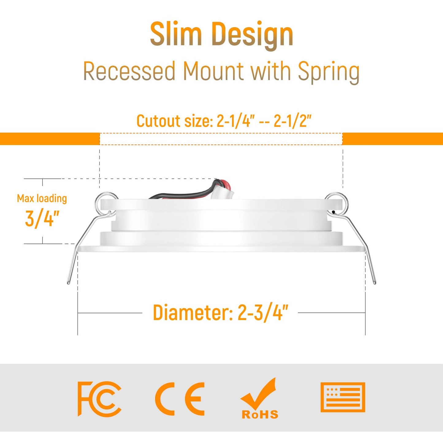 Obeaming 8 Pack 12 Volt Led Puck Light 2.75?Rv Recessed Mount Ceiling Light For Camper Van Truck Boat Interior Ceiling Kitchen Cabinet Lighting Cri 93 (Pearly White/Cool White)