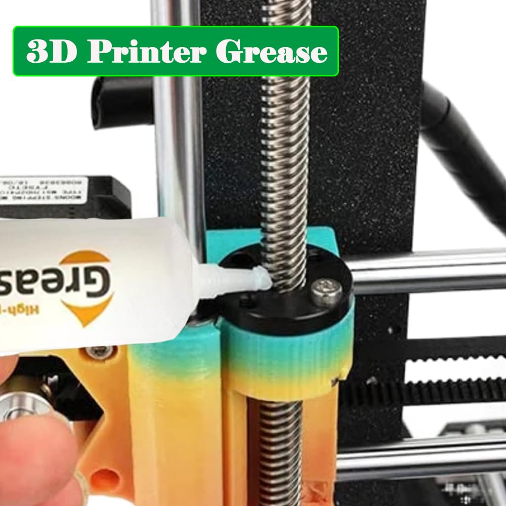 4-Pack 3D Printer Parts Lubricant Optical Axis Grease Gear Grease Guide Grease for Bambu Lab X1 X1C P1P P1S A1 Mini/Kobra 2 Series/Neptune 4/Ender 3 V3 KE/Ender 3 V3/CR10-SE