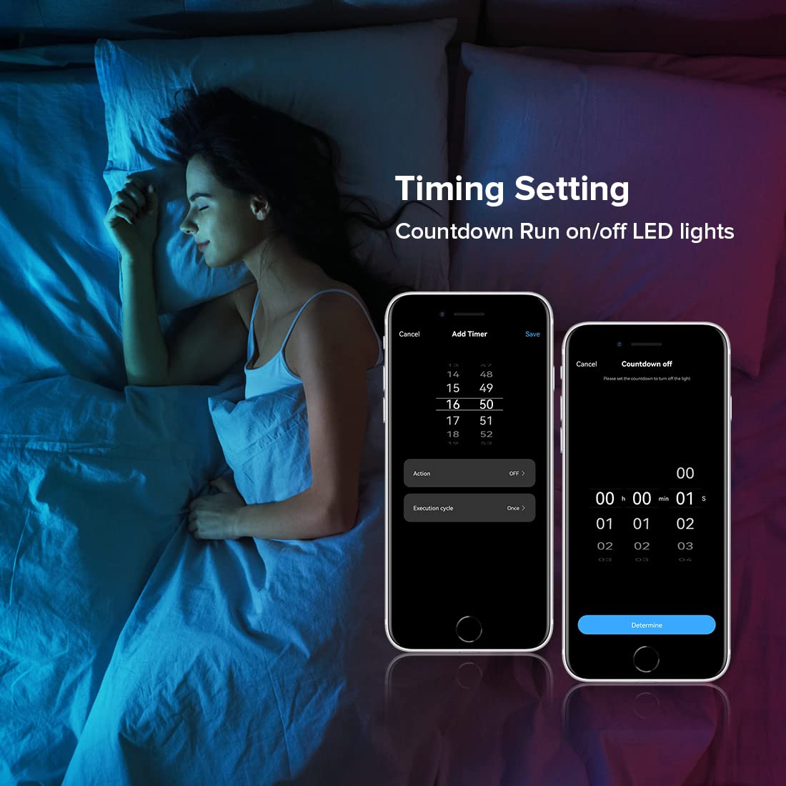 BTF-LIGHTING C05W RGBCCT PWM SMD FCOB (+ R G B C W) 6PIN LED Strip 2.4GHz Tuya WiFi Group Controller Alexa Google Home Control Match with WR01RF RC03RFB RC04RFB RC05RFB Remote