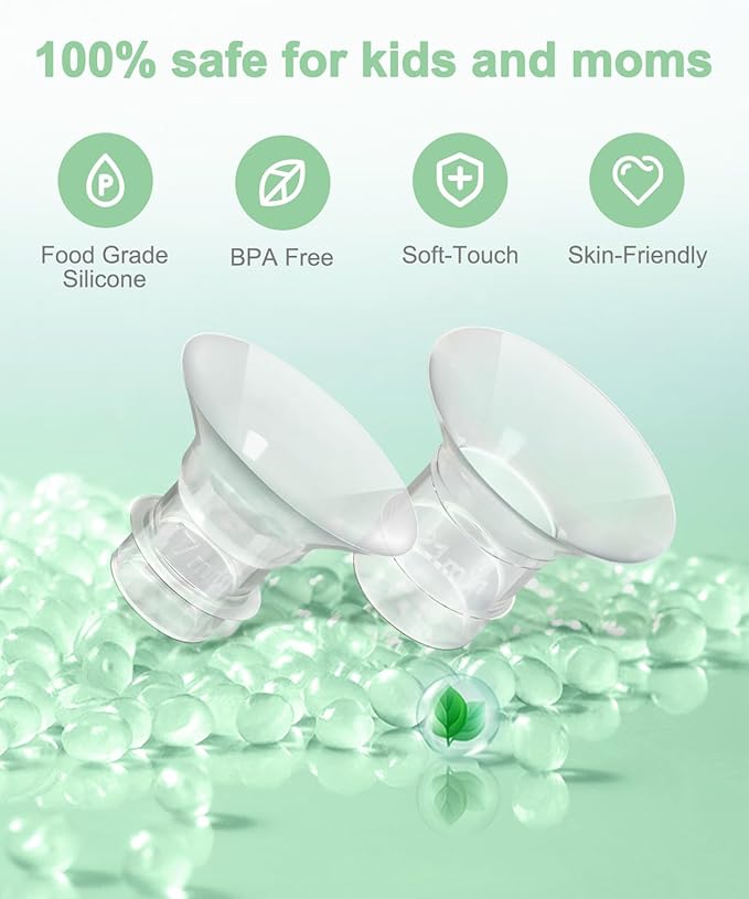 Wearable Breast Pump Accessories Replacement Parts Flange Insert 19mm Compatible with Momcozy CPPSLEE TSRETE HAUTURE eulumap S12 S9 S10 S12A MOMMED Mumgaroo MISSAA TSRETE Bioby S18 S21 S23